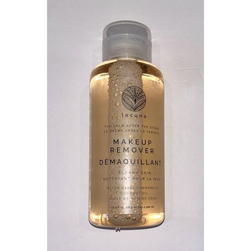Lacuna Makeup Remover Witch Hazel Coconut Oil Aloe Vera 16.9 fl oz